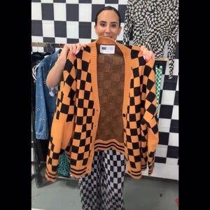 Wknd Chasers unreleased Checker cardigan